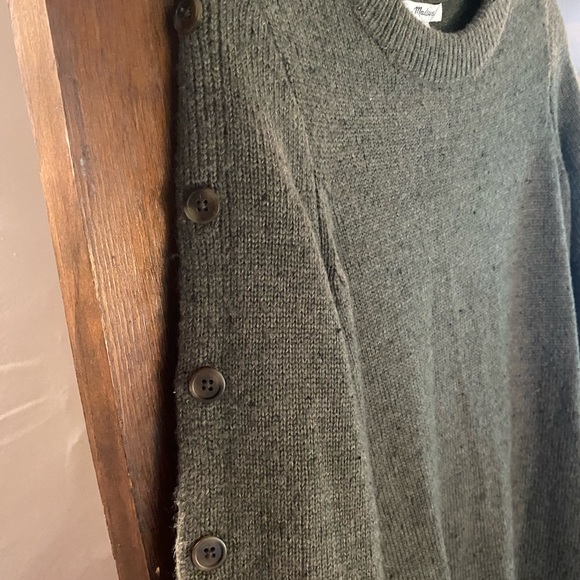 Madewell Donegal Button-Sleeve Sweater-Dress - Picture 8 of 10